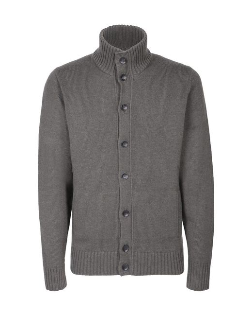 小物 ZANONE cashmere Zanone Men's Gray Chioto Cashmere Cardigan