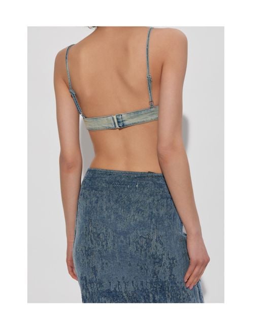 DIESEL Blue De-Ouchy- Denim Top