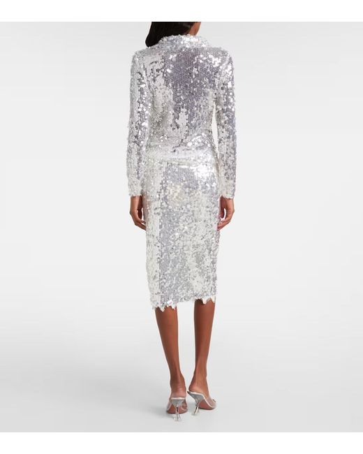 Christopher Esber White Long-Sleeved Blouse