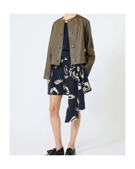 Max Mara Blue Patterned Shorts