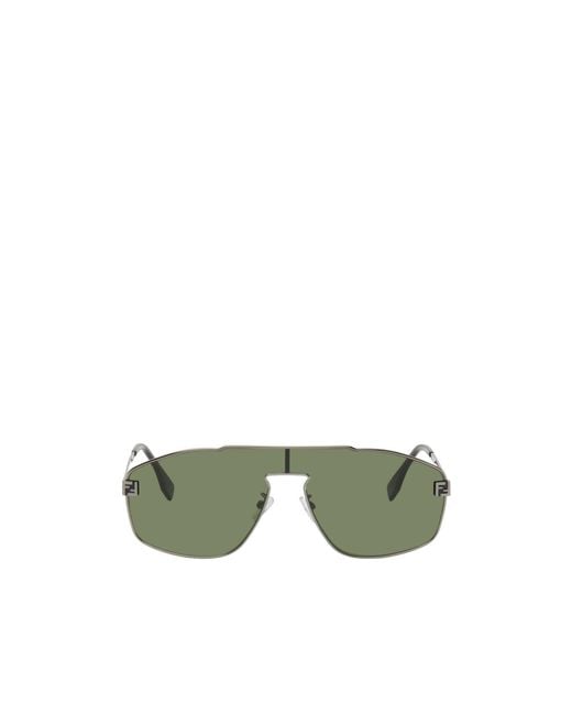 Fendi Green Shield Sunglasses for men