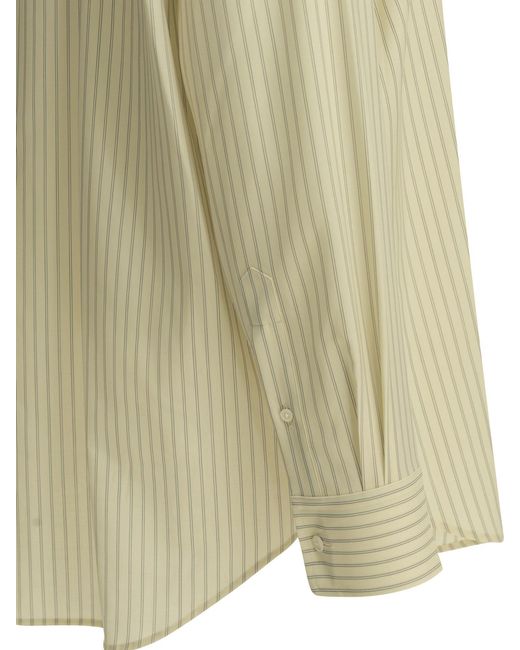 Auralee White Super Fine Wool Casual Shirt