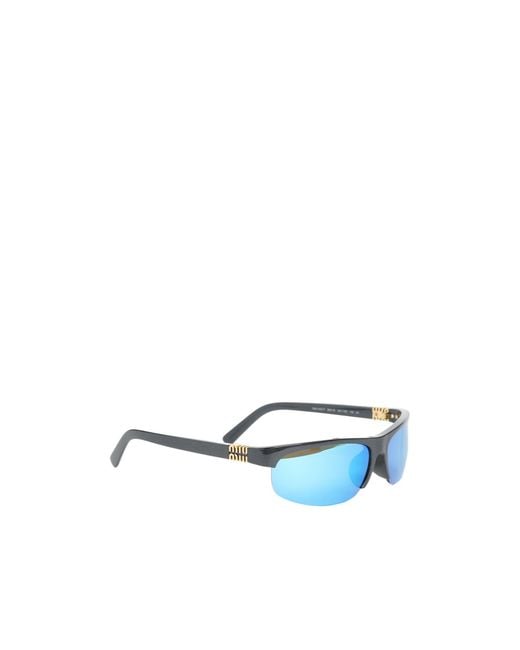Miu Miu Blue Runway Sunglasses for men