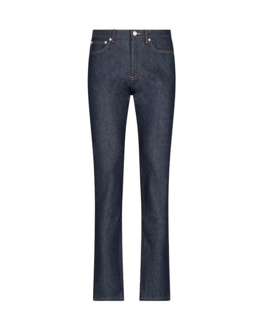 A.P.C. Blue Petit Standard Jeans for men