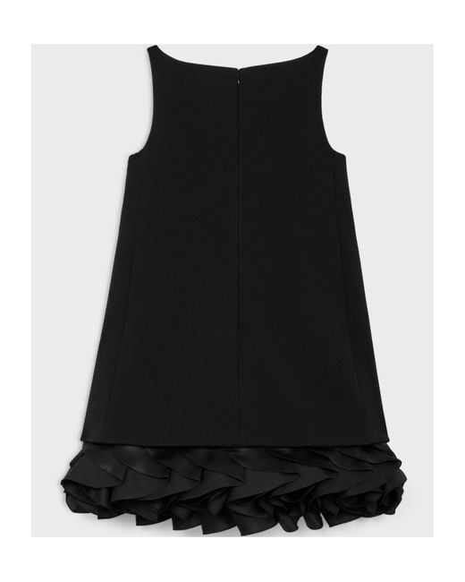 Céline Black Organze Short Dress