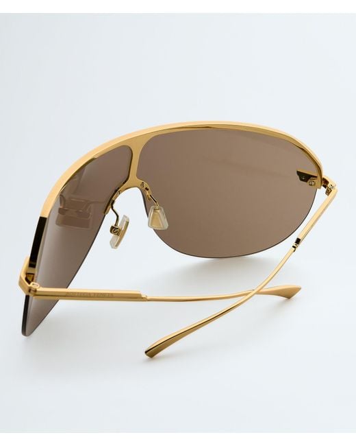 Bottega Veneta Multicolor Long Ribbon Shield Sunglasses for men