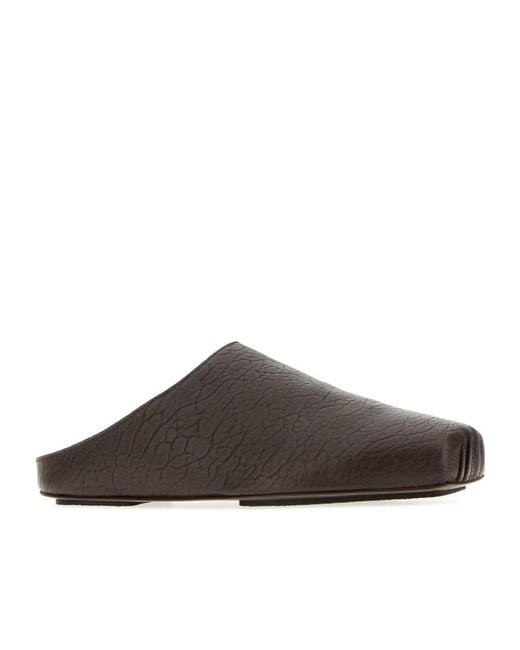 Uma Wang Brown Flat Mules