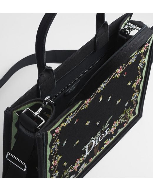 Dior Black Amour Medium Book Tote With Strap