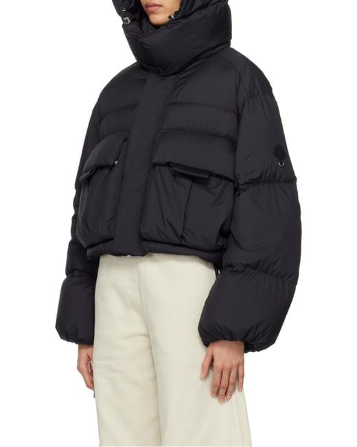 Moncler Black X Willow Smith Kar Hooded Short Down Jacket