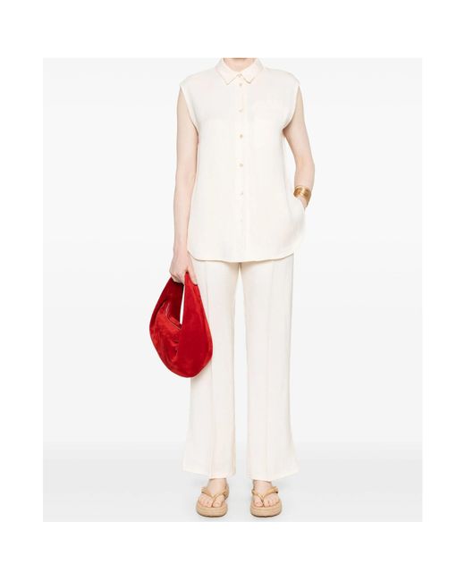Forte_forte White Slubbed Shirt