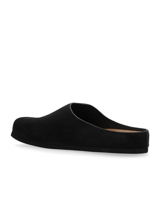 Common Projects Black Round Head Slippers for men