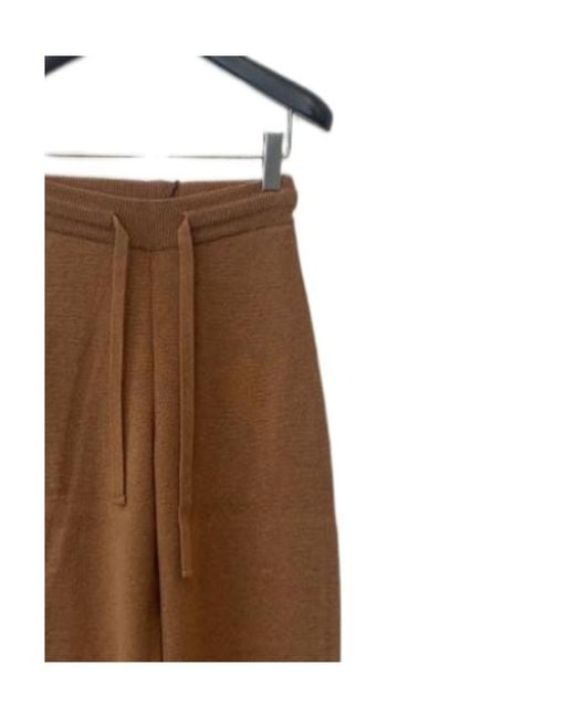 Nanushka Brown Ylia Drawstring Trousers