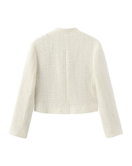 Marissa Chiara White Long-Sleeved Jacket