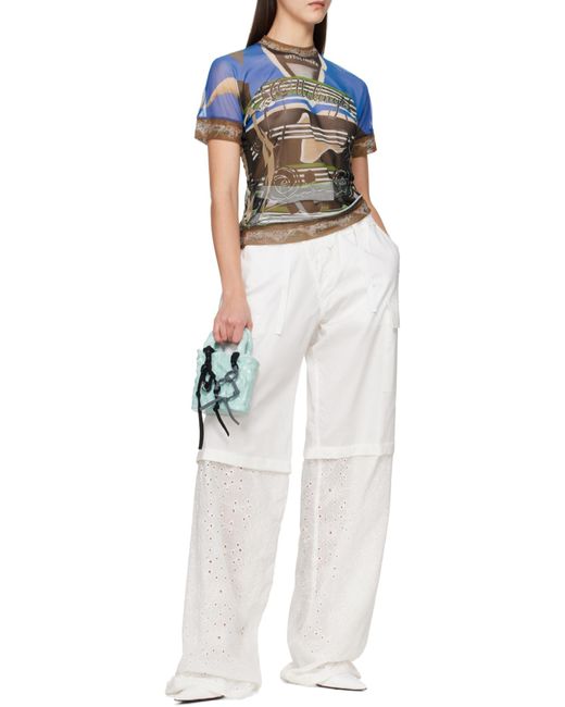 OTTOLINGER White Baggy Cargo Trousers