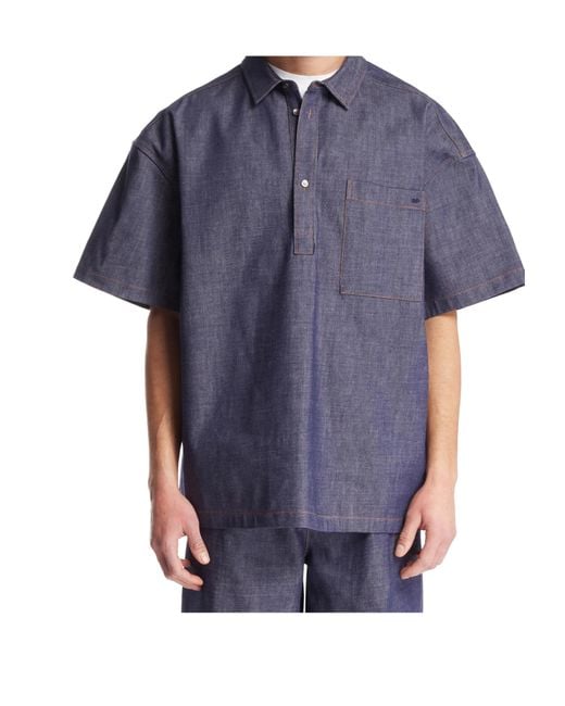 DARKPARK Blue Alex Polo Shirt for men