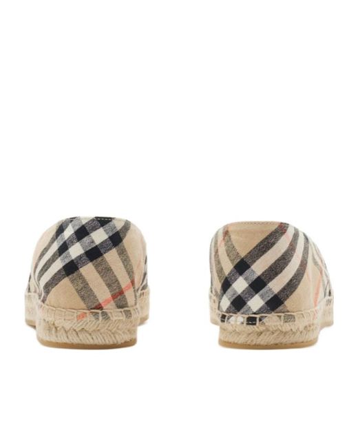Burberry Natural Check Mews Espadrilles