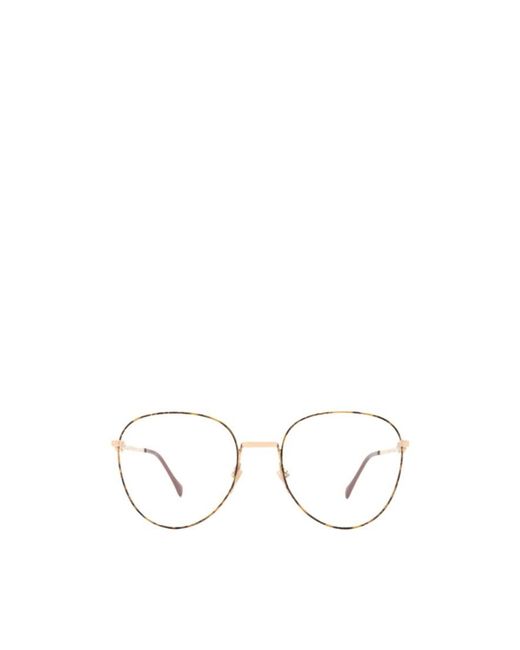 Gucci White Full-Rimmed Plano Lenses