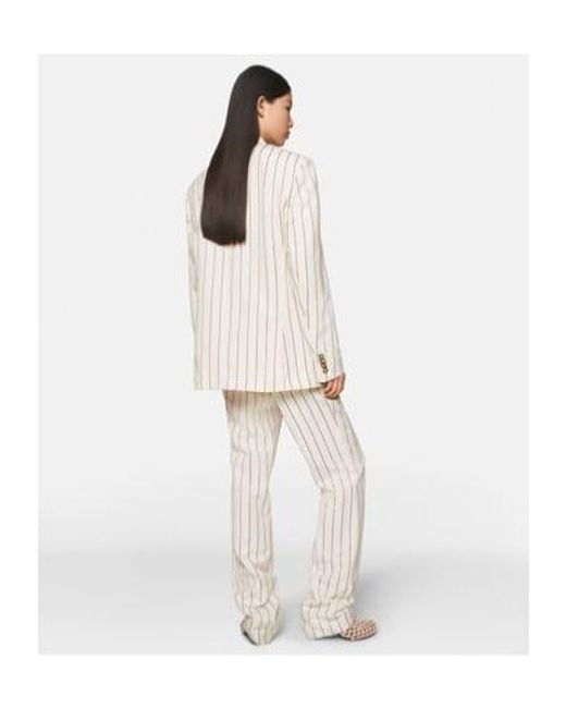 Stella McCartney Natural Striped Trousers