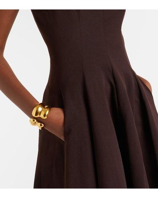 Staud Black Joy Cotton-Blend Gown