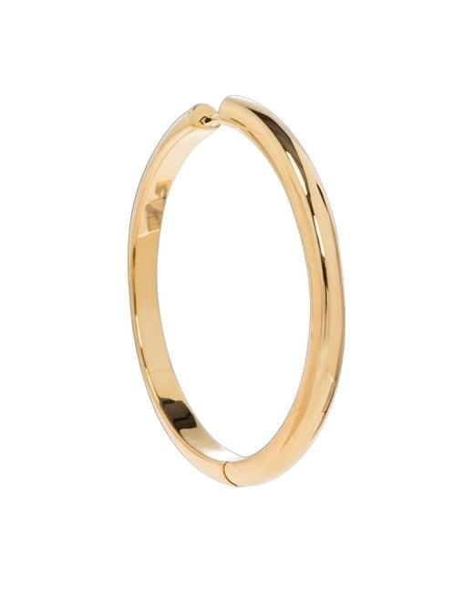 Moschino Metallic Embellished Hoop Earrings