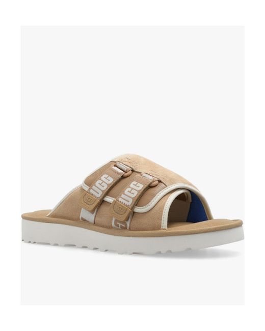 Ugg White Goldencoast Strap Slides for men