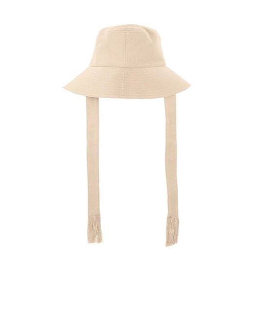 Isabel Marant White Shaley Logo Hat