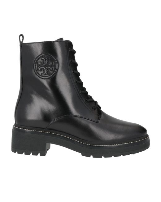 Tory Burch Black Solid Color Ankle Boots