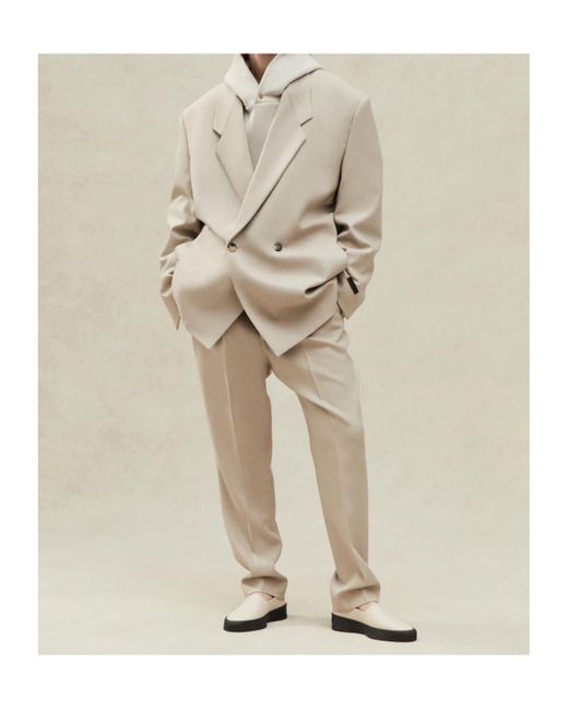 Fear Of God Natural Casual Pants With Belt Loops for men