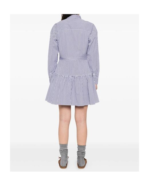 Polo Ralph Lauren Blue Striped Shirt Dress