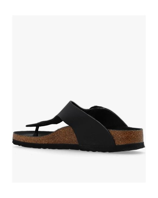 Birkenstock Black Logo Slippers