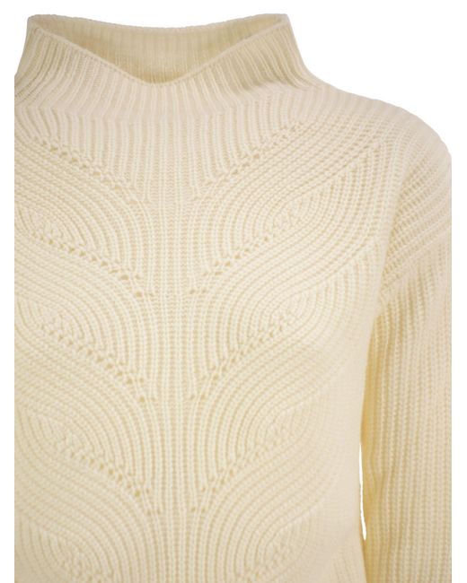 Herno White Long-Sleeved Sweater