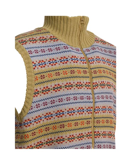 Kapital Gray Knitted Vest for men