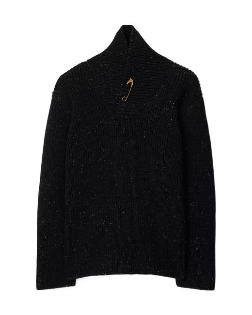 Burberry Black Wool Jumper for men