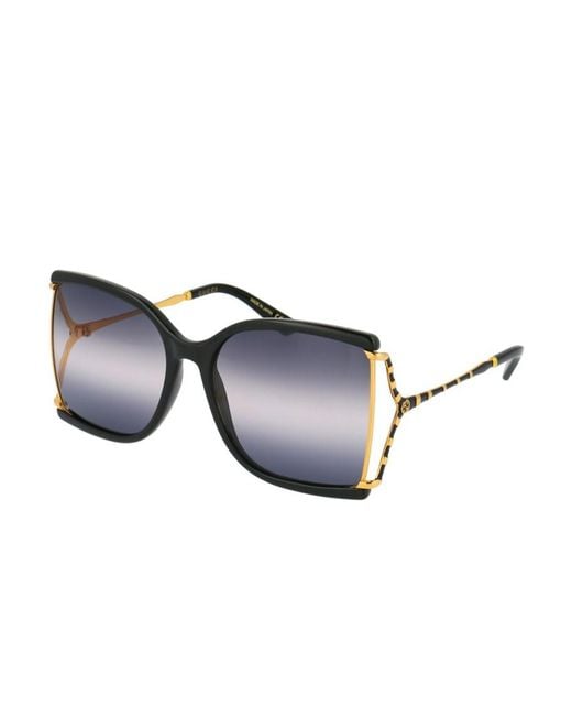Gucci Multicolor Butterfly-Shaped Sunglasses