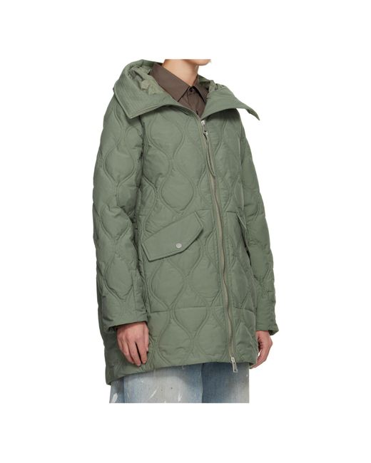 Canada Goose Green Alessia Zipper Down Jacket