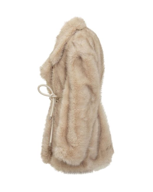Sportmax Natural Rosaria Tied Waist Coat