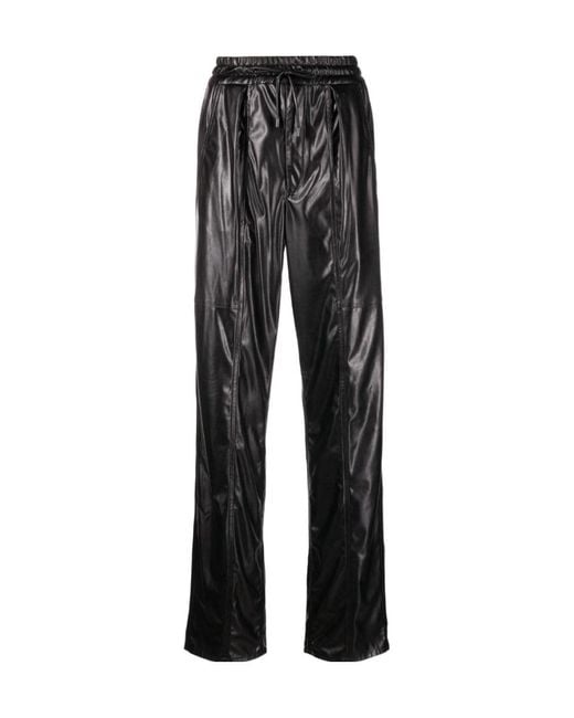 Isabel Marant Black Isabel Marant Étoile Drawstring High-Waist Trousers