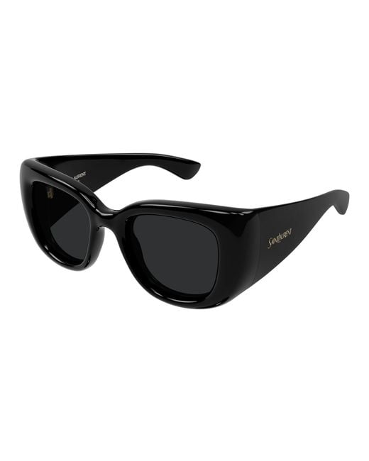 Saint Laurent Black Sl 903 Howl Cat-Eye Sunglasses