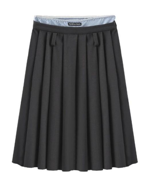 Marissa Chiara Black Patchwork Skirt