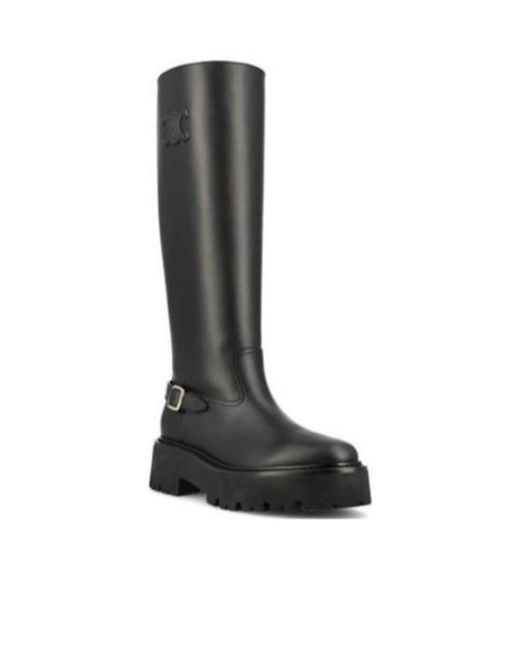 Céline Black Bulky High Boot