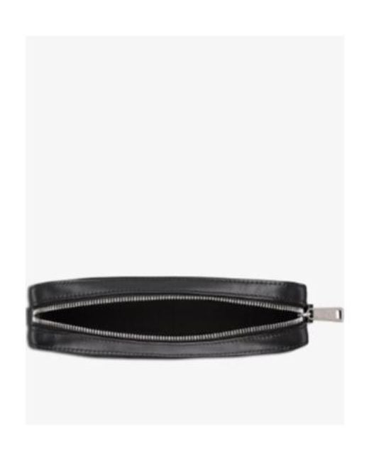 Fendi Black Diagonal Ff Motif Camera Case for men