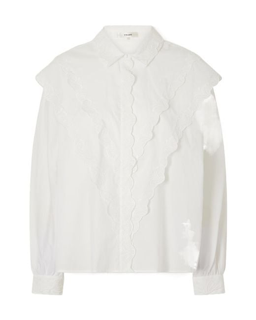 FRAME White Longsleeve Shirt