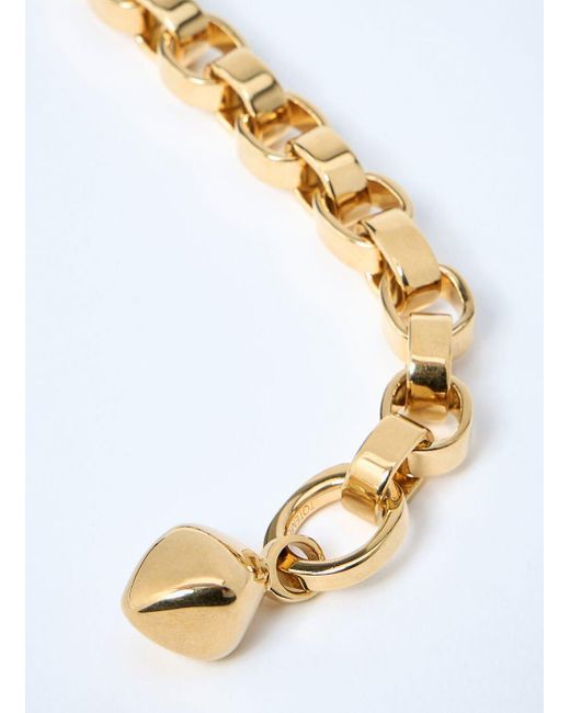 Totême  Metallic Totême Pebble-Charm Linked Bracelet