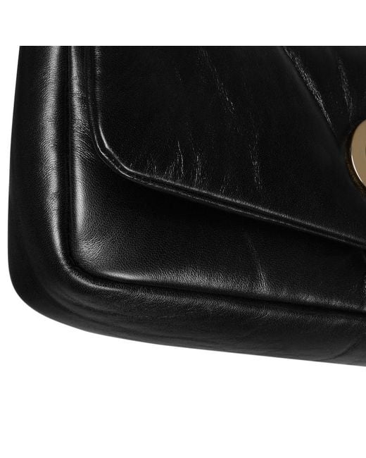 Gucci Black Gg Milano Small Top Handle Bag