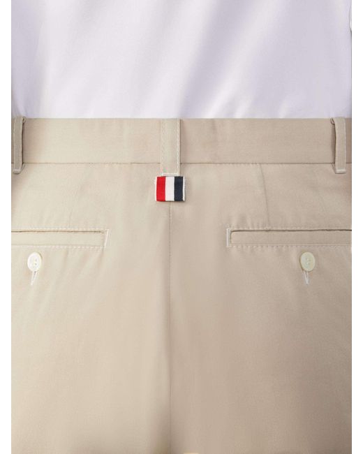 Thom Browne Natural Typewriter Cloth Straight-Leg Trousers for men