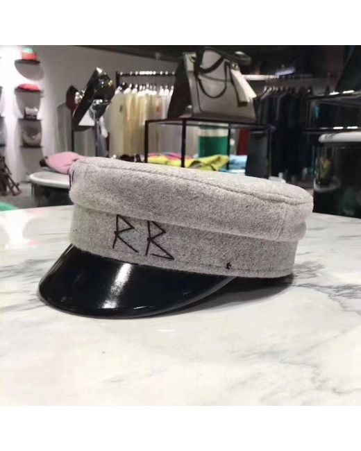 Ruslan Baginskiy Gray Baker Boy Hat
