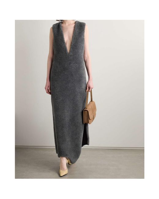 Gabriela Hearst Gray Sleeveless Dress