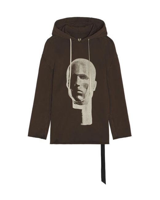 Rick Owens Brown Peter Hoodie for men