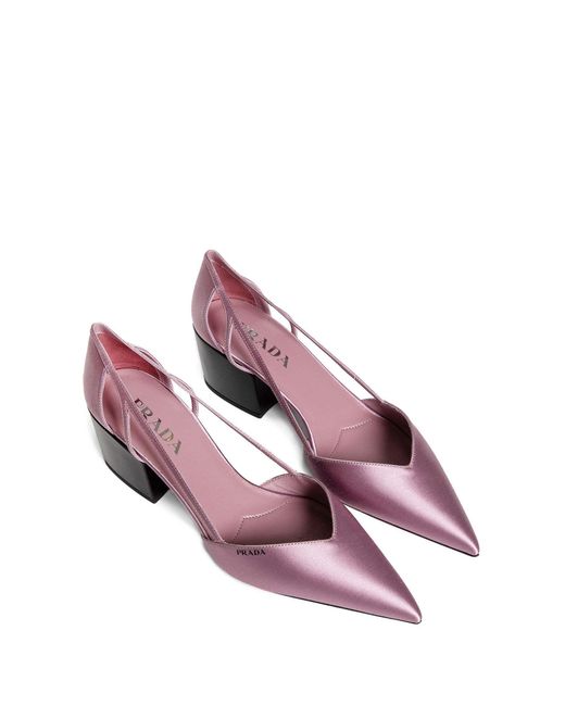 Prada Pink Pointed High Heels