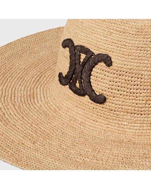 Céline White Triomphe Hat